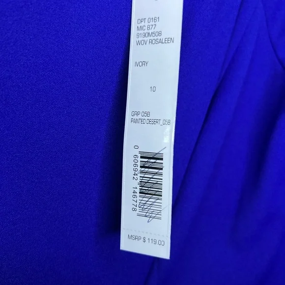 Antonio Melani Rosaleen Blue Bell Sleeve Dress NWT Size 10 - Picture 5 of 7